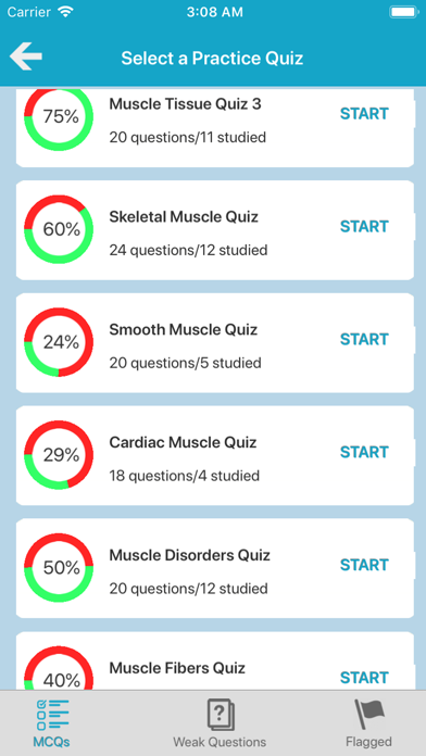 Muscular System Quizzes screenshot 2