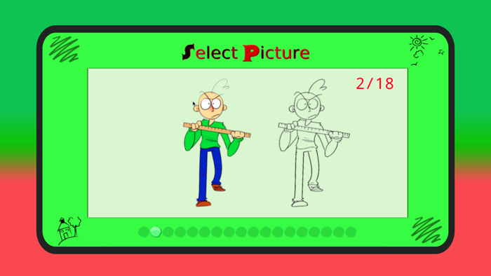 Happy baldi  Coloring Mod