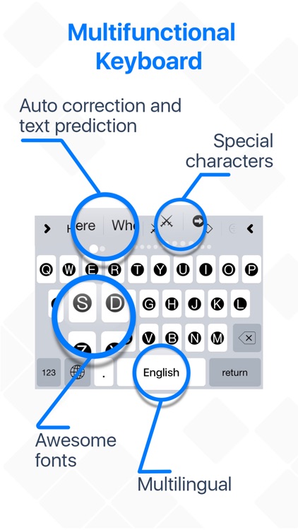 Keyboard Characters & Symbols
