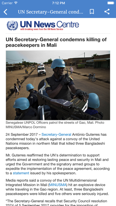 UN News screenshot 3