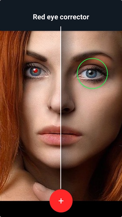 Red eye corrector゜のおすすめ画像2