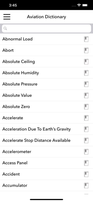 Aviation Dictionary - Offline