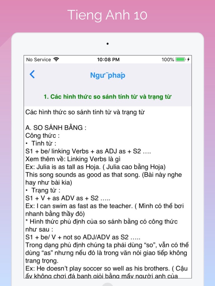 Tieng Anh Lop 10 - English 10