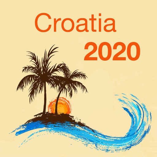 Croatia 2020 — offline map icon