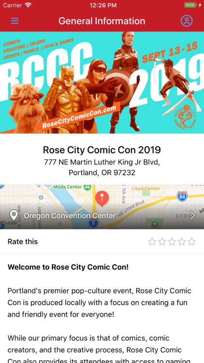 Rose City Comic Con 2019