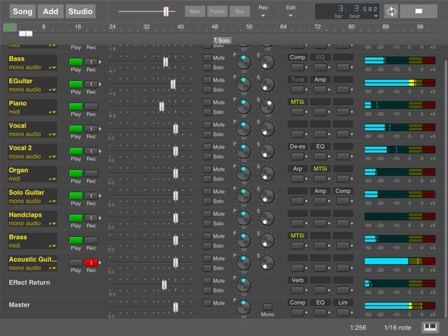 MultitrackStudio for iPad