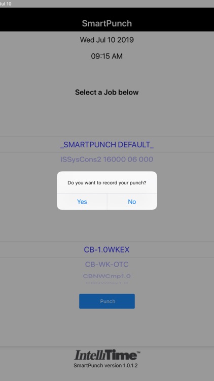 IntelliTime SmartPunch