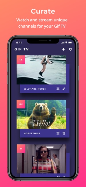 Gif TV - Stream and watch gifs