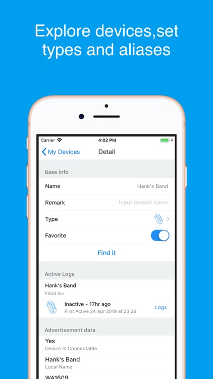 BLE Manager:Bluetooth Tracker