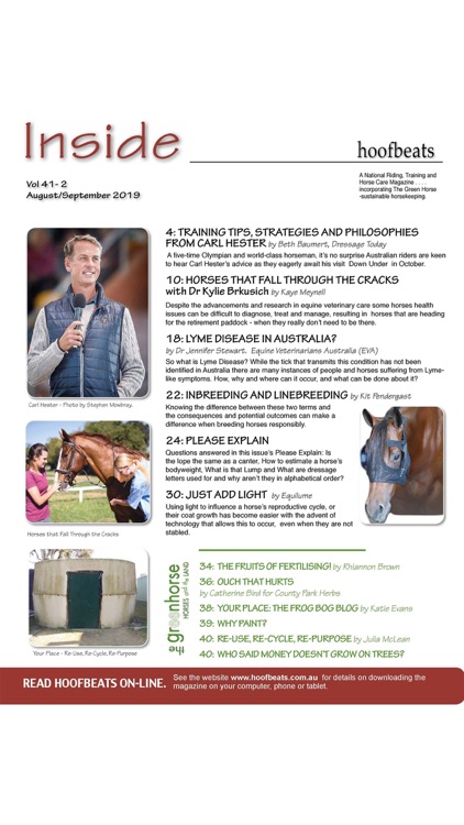 Hoofbeats Magazine