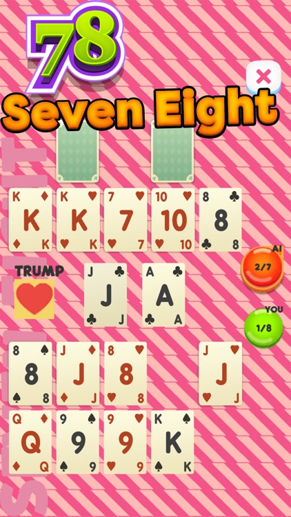 Seven Eight 78 Card Game