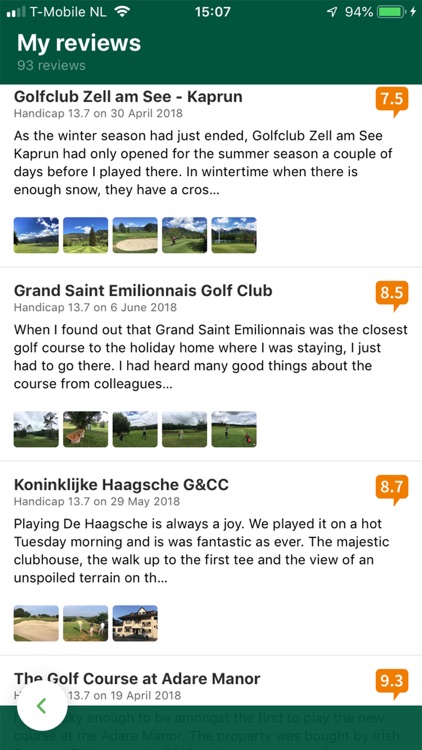 Leadingcourses: golf courses screenshot-7