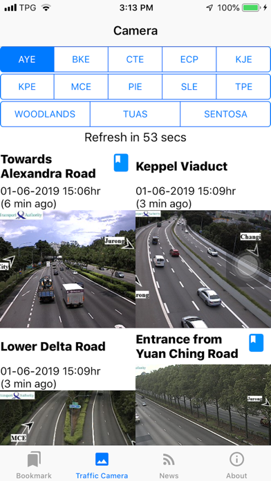 SG Traffic Camera screenshot 2