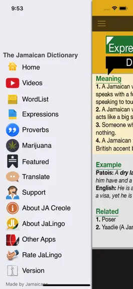 Game screenshot Jamaican Dictionary - JaLingo mod apk