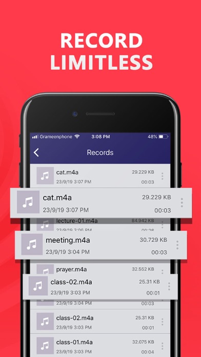 Easy Voice Recorder for iPhone screenshot 4