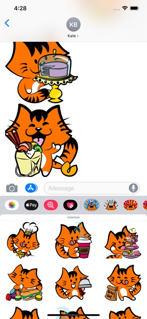 Kikimoji Food - Cat Stickers(圖4)-速報App