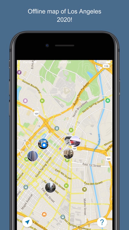 Los Angeles 2020 — offline map