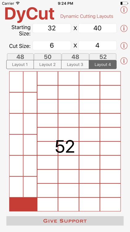 DyCut- Dynamic Cutting Layouts