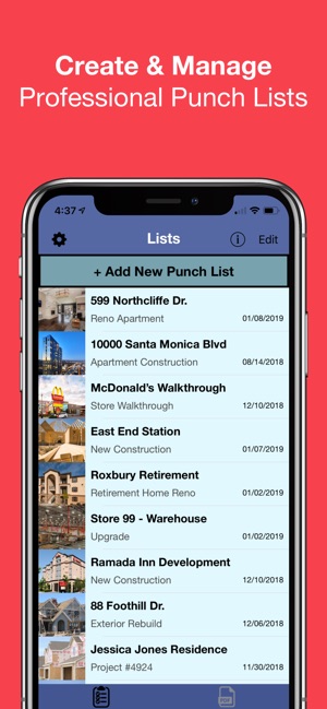 Punch List & Site Audit Report