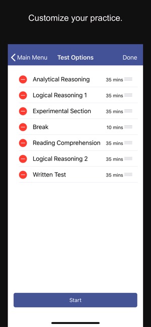 LSAT Test Timer