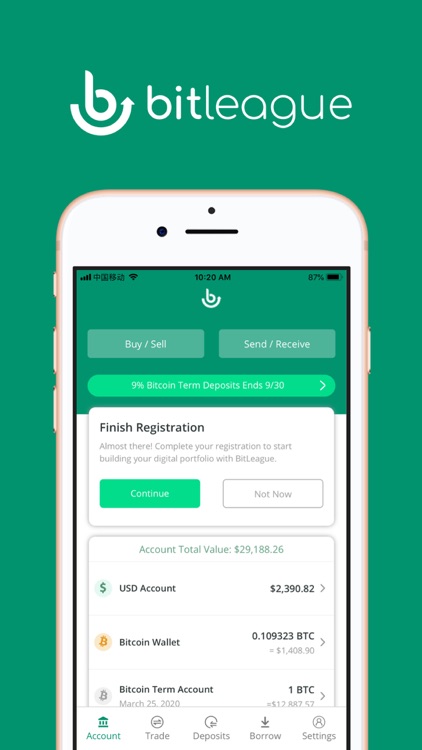 BitLeague - Bitcoin Banking