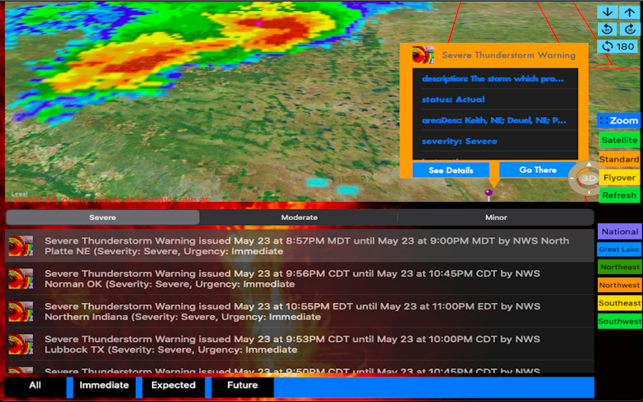 Instant NOAA Alerts 3D Elite(圖4)-速報App