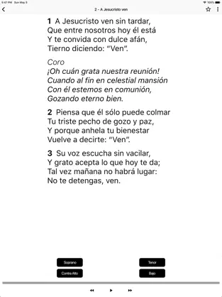 Captura de Pantalla 4 Himnos y Cánticos de Evangelio iphone