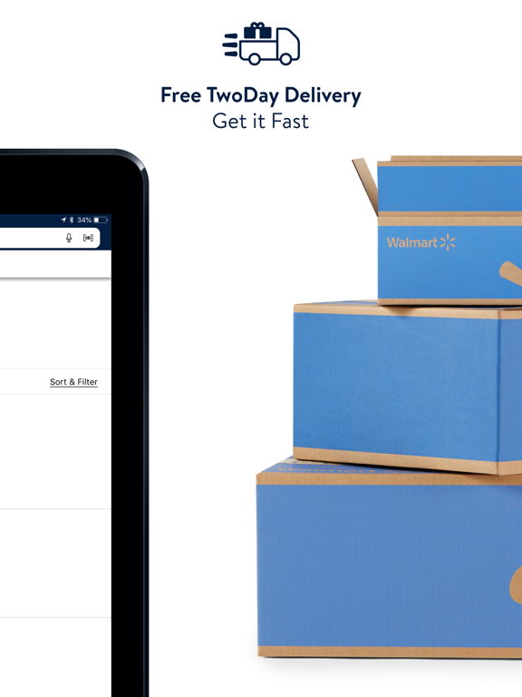 iPad Image of Walmart - Save Time and Money