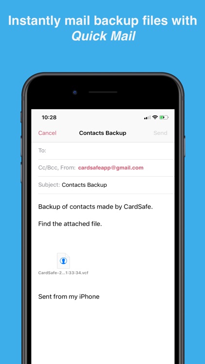 CardSafe - My Contacts Manager