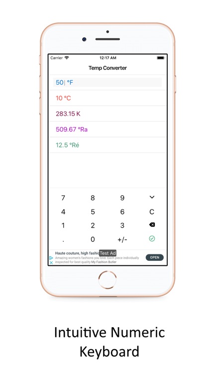 Temperature Converter °C °F K