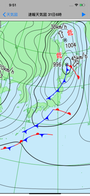 気象天気図