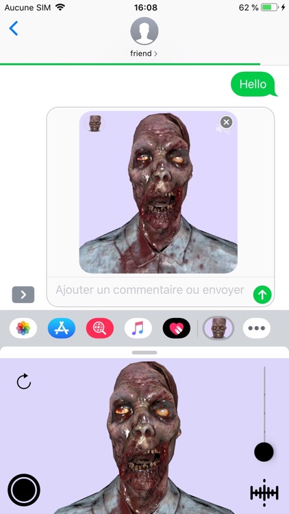 ZombiMoji Zombie Face Recorder