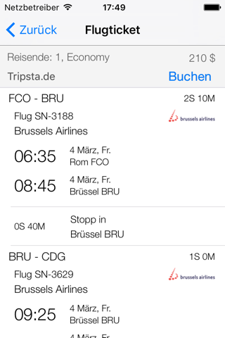 Cheap Airline Tickets Finder screenshot 2