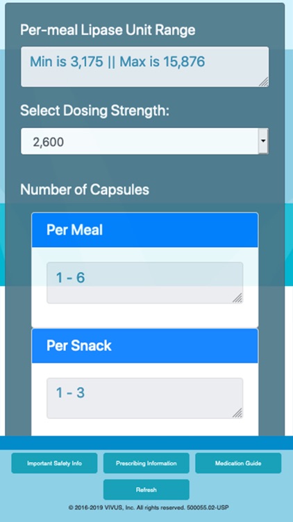 PANCREAZE Dosing Assistant App screenshot-3