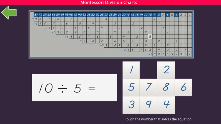 Montessori Division Charts screenshot-6