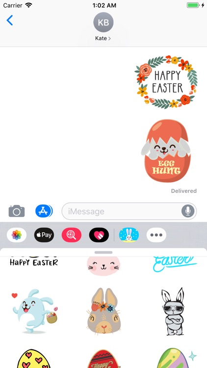 Happy Easter Stickers Pack Emo