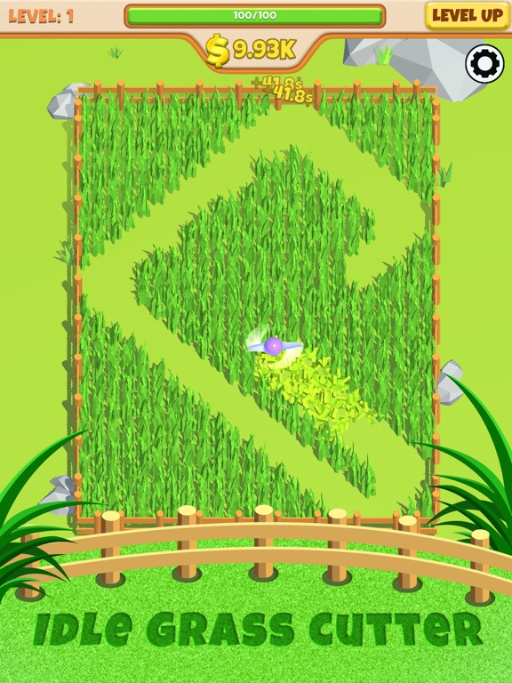 Idle Grass Cutter на iPad