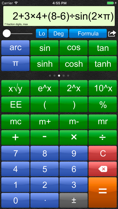 Talking Scientific Calculator review screenshots