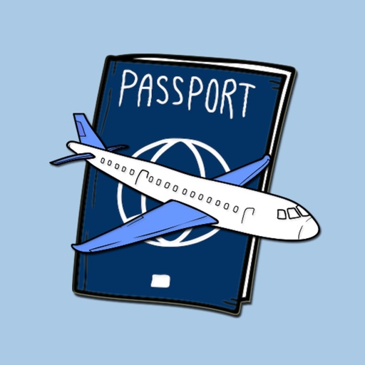 Travel Passport Stickers icon