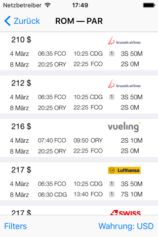 Cheap Airline Tickets Finder screenshot 3
