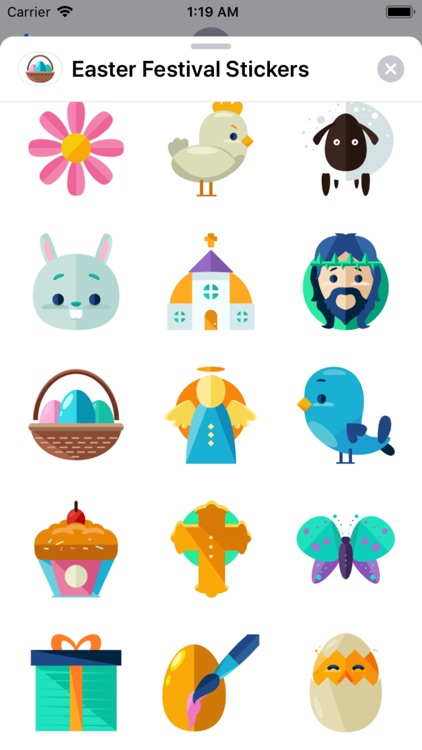 Easter Festival Stickers