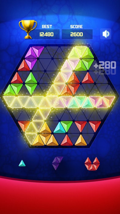 How to cancel & delete Hexa : Block Triangle Puzzle from iphone & ipad 1