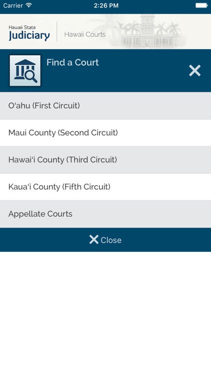 Hawaii Courts Mobile