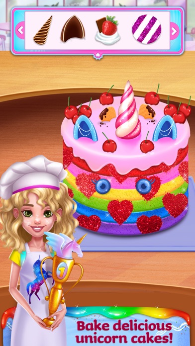 Unicorn Food - Rainbow Glitter Food & Fashion Screenshot 2