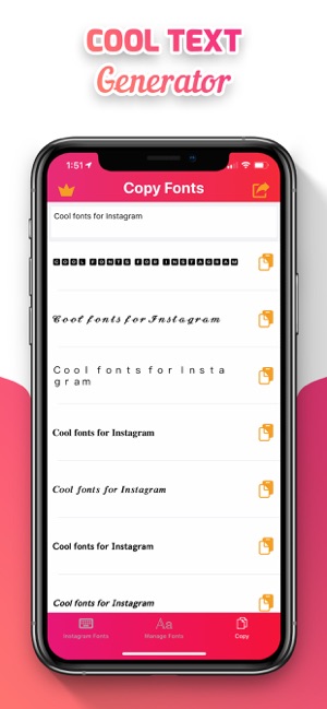 Fonts App for Instagram(圖4)-速報App