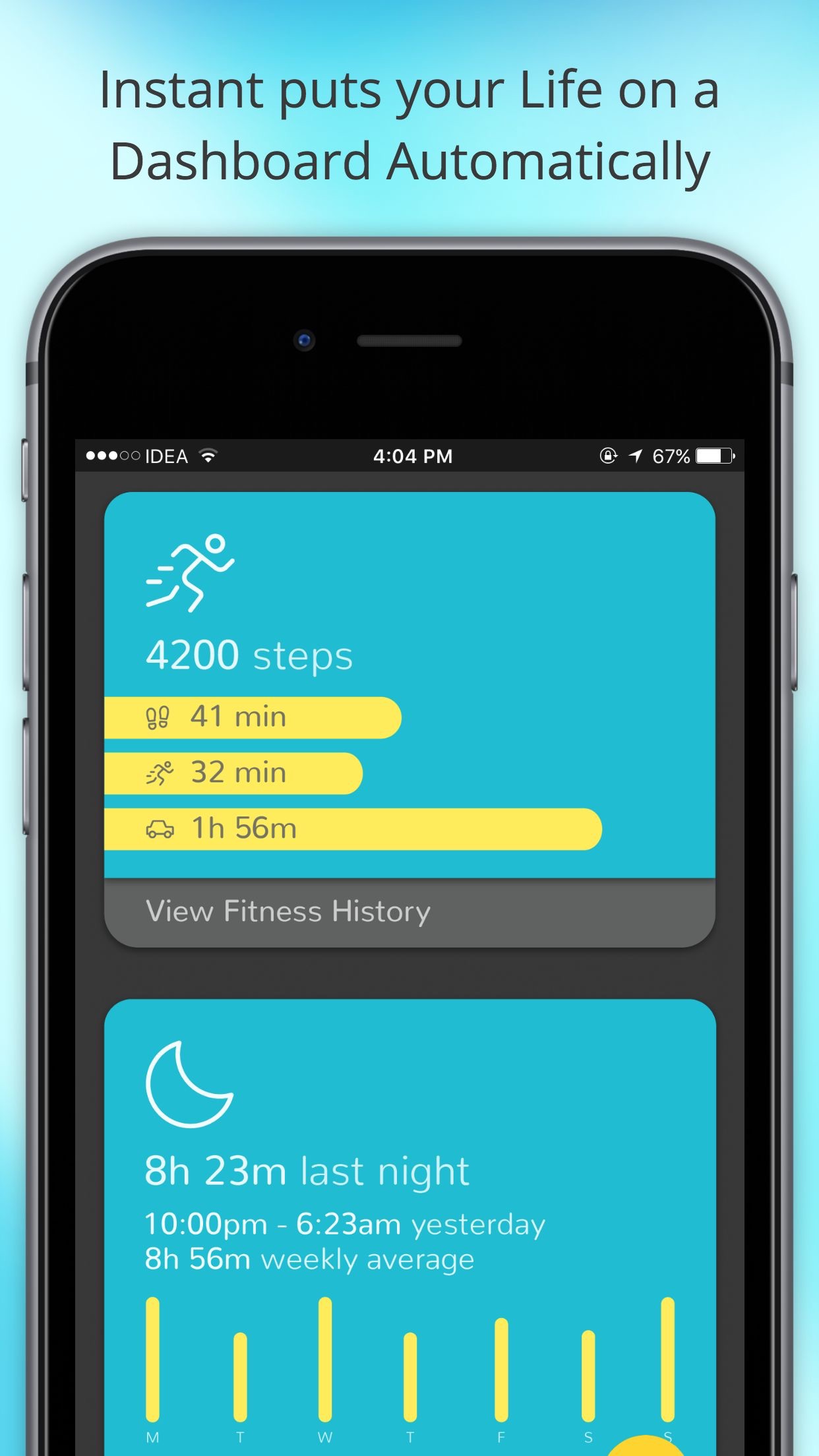 Screenshot do app Instant - Lifelog Screen Time