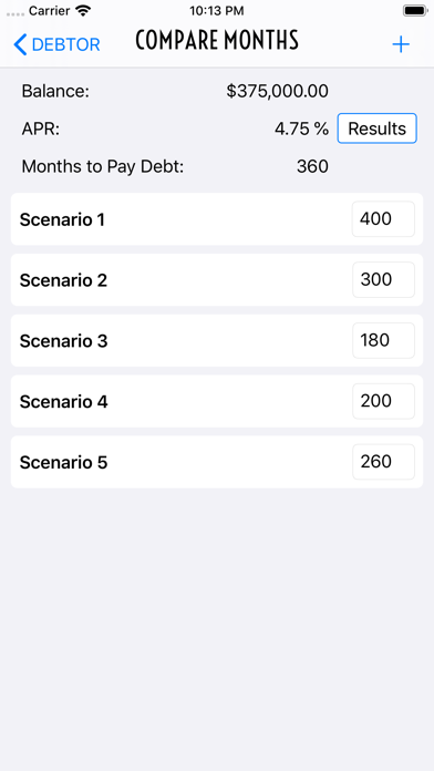 How to cancel & delete Debtor Debt Pay Off Calculator from iphone & ipad 2