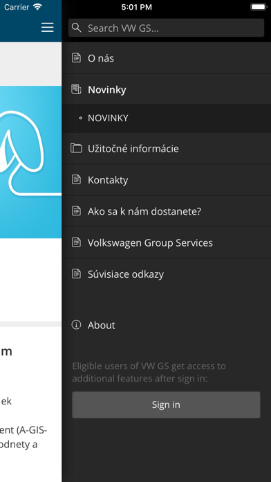 Volkswagen Group Services SK screenshot 2