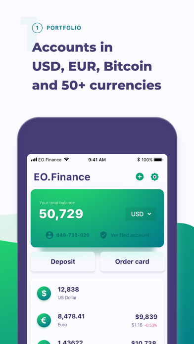 EO.Finance: Crypto Wallet screenshot 2