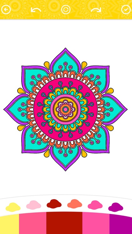Draw Mandala Coloring Book screenshot-4